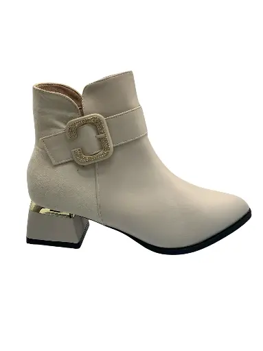 Luxe Buckle Ankle Boots